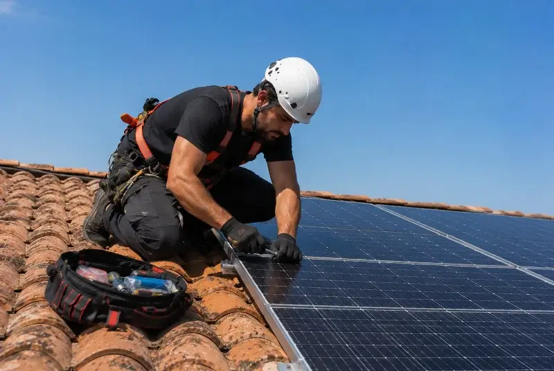 Maintenance et monitoring de panneaux solaires à Marcillé-Raoul