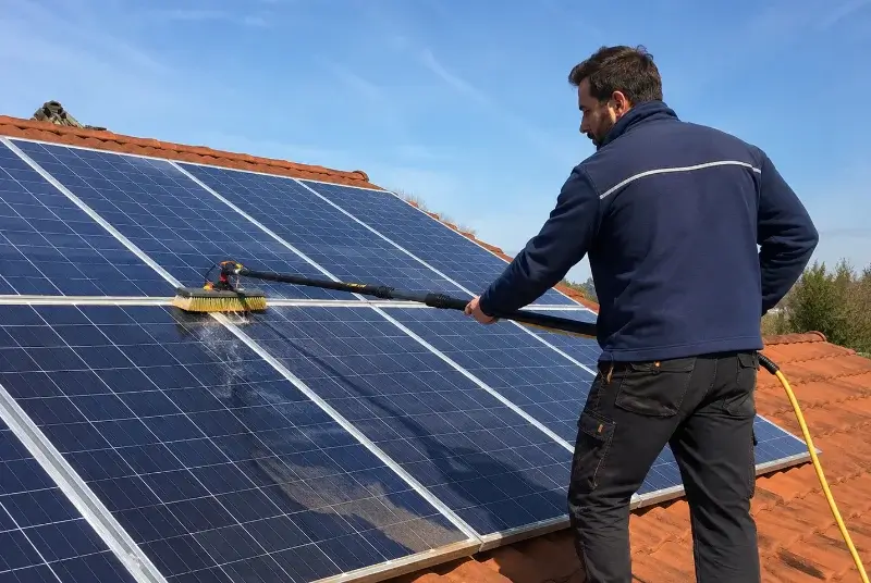 Nettoyage et entretien de panneaux solaires à Marcillé-Raoul